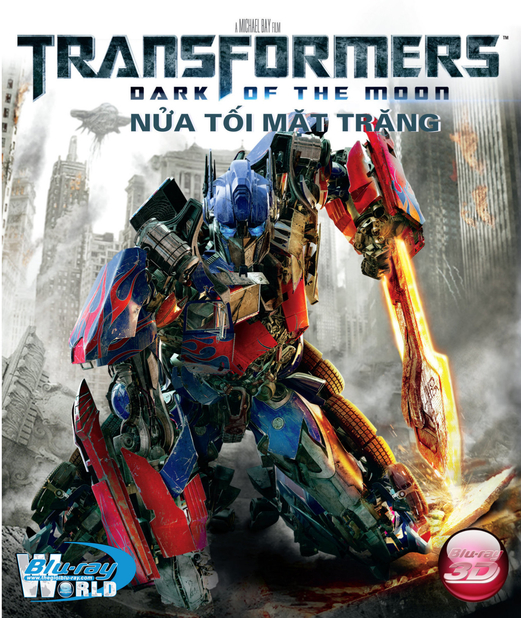 D056. Transformers 3 Dark of the Moon - Nửa Tối Mặt Trăng 3D 25G (DTS-HD 5.1)  